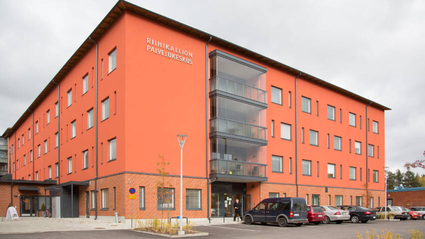 Riihikallion Palvelukeskus, jossa Rihasali on