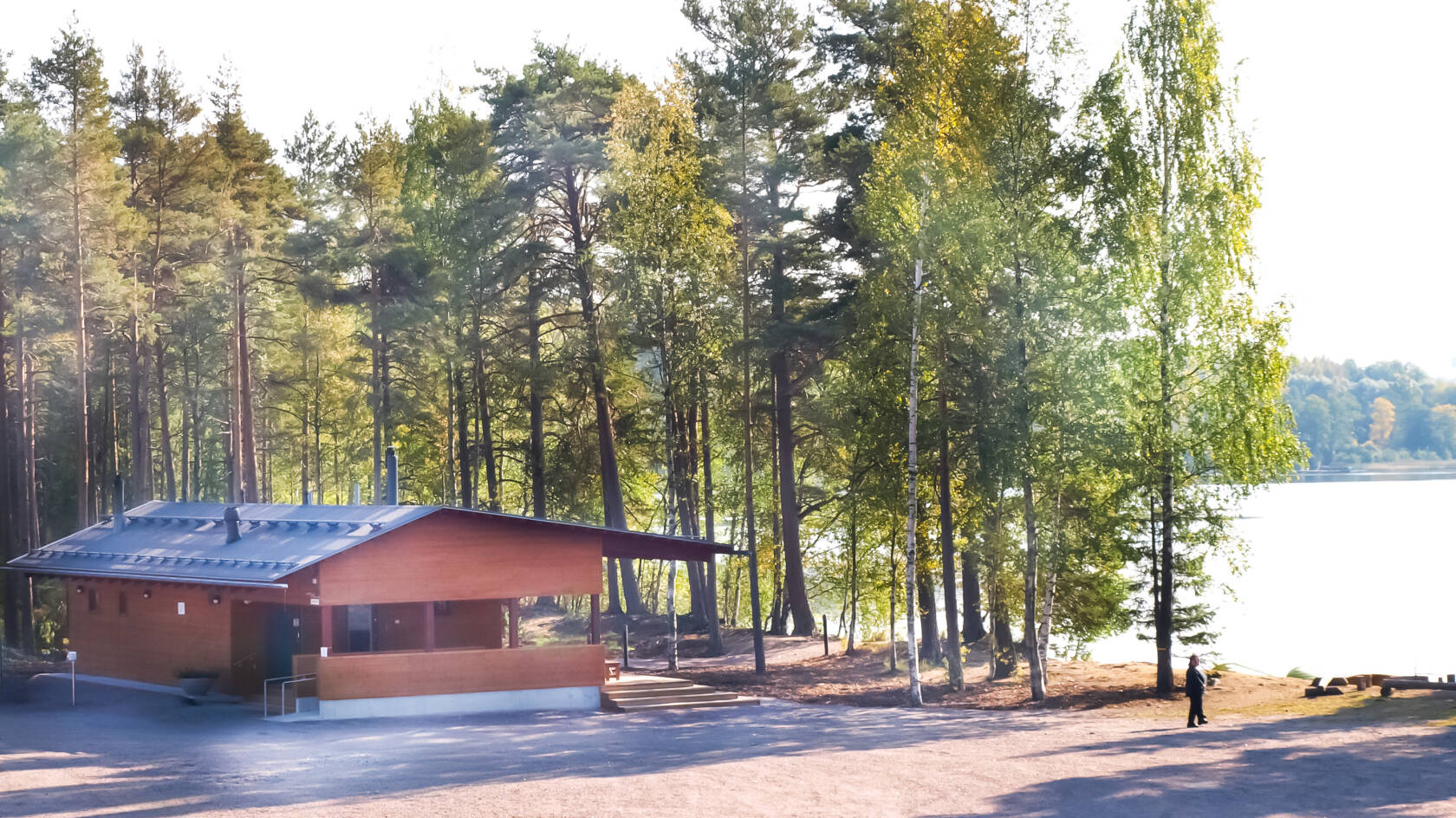 Rusutjärven leirikodin sauna