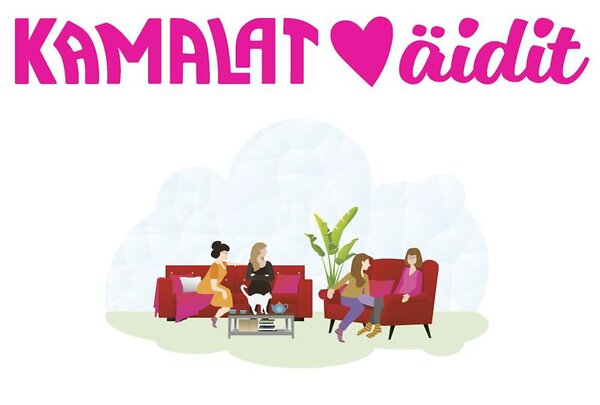Kamalat äidit -logo