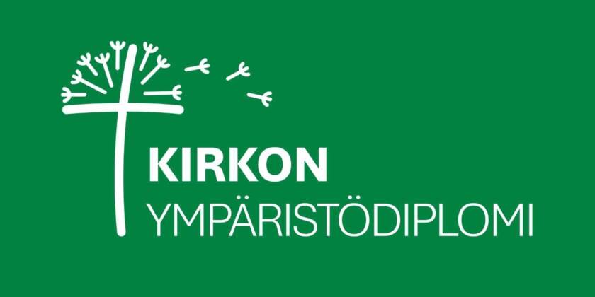 Kirkon ympäristödiplomi -logo